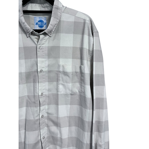 Rsvlts Borland Flex Shirt Size 2XL Plaid Flannel Long Sleeve Button Down Casual - Picture 4 of 6